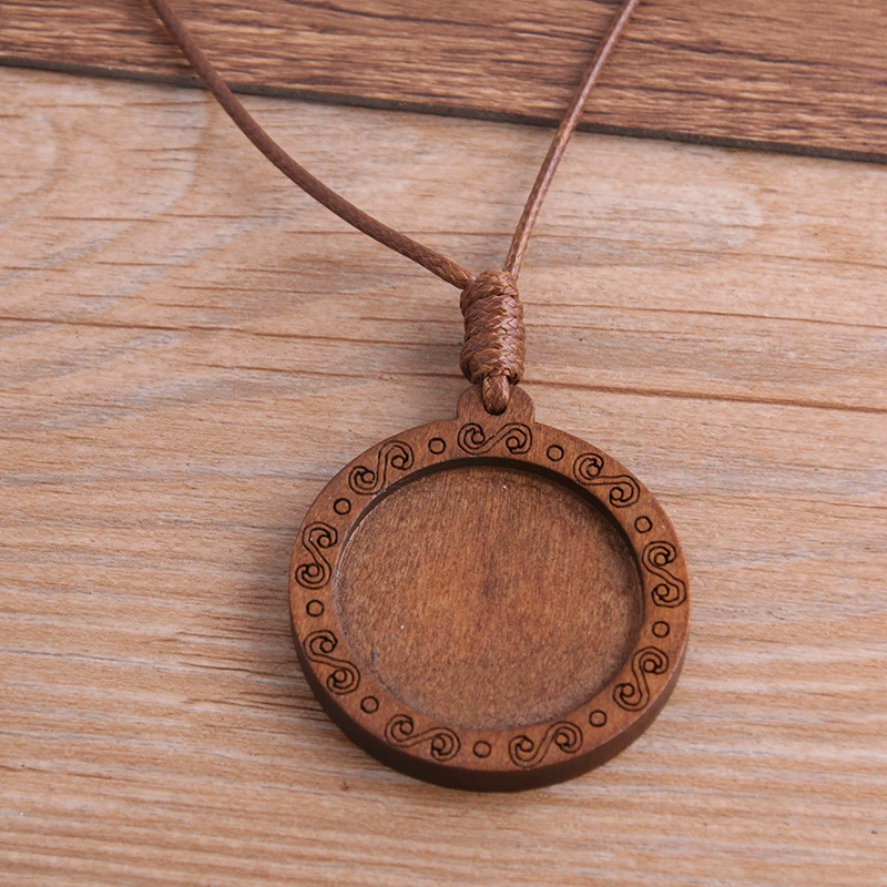 Деревянное украшение ногтей, ожерелье, стиль, DIY, с камнем