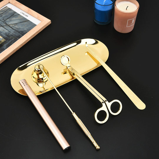 Source Factory in stock Aromatherapy Candle Tools suit Extinguishing Candle Wick Candle Cutter Candle Cover Candle Hook Tray