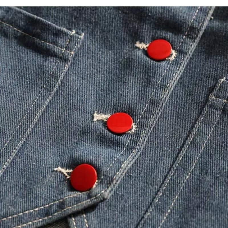 Short denim summer thin sexy vest sleevless