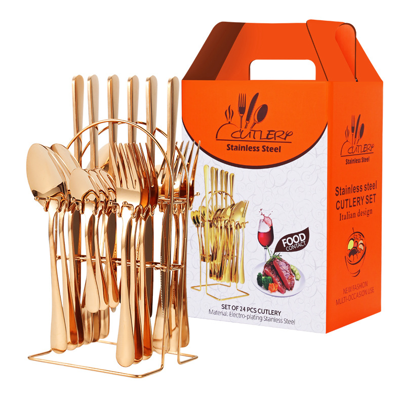 로즈 골드 24PC-빨간색 상자