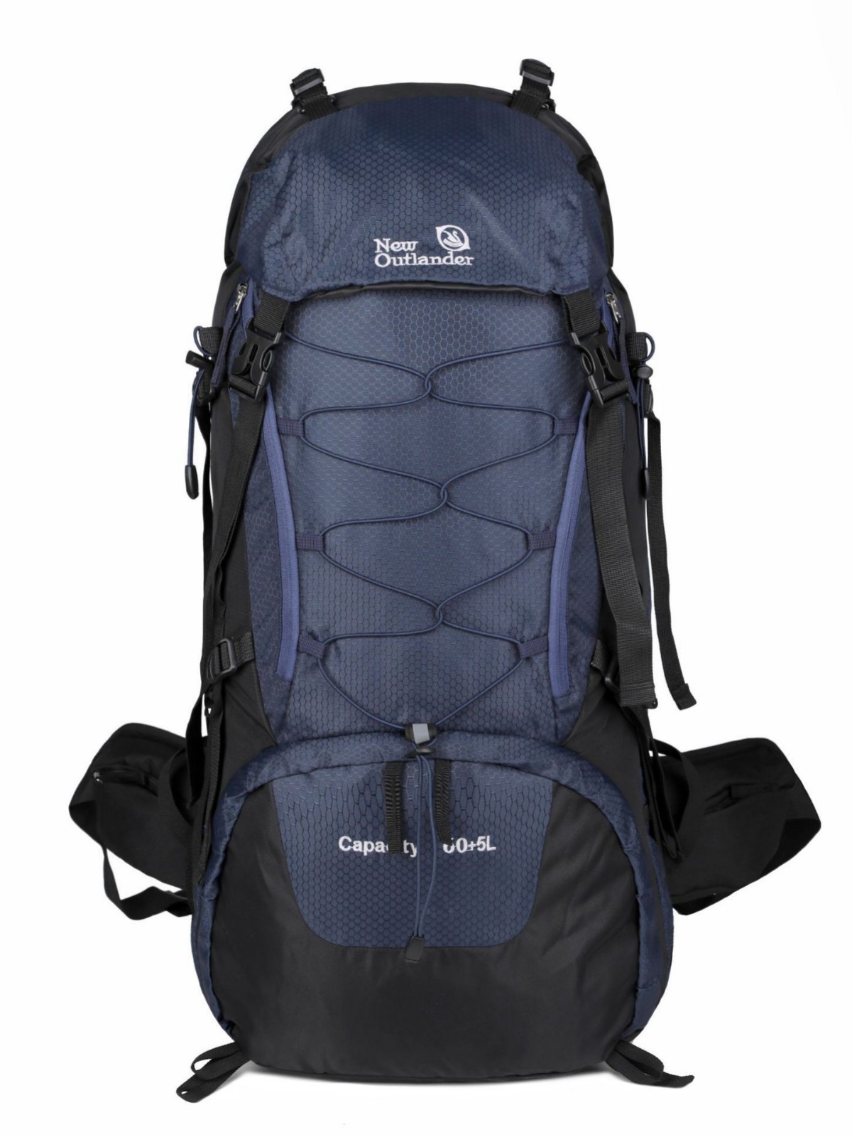 Transfronterizos nueva mochila al aire libre 60L gran capacidad de nylon viaje camping caminata mochila de montaña