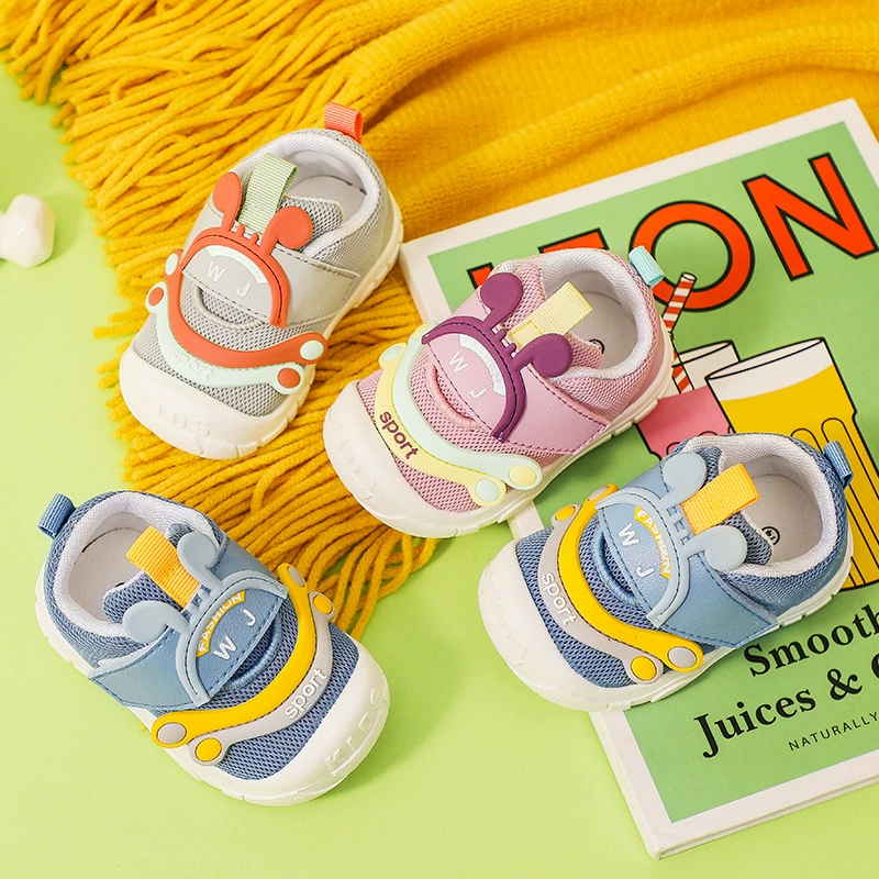 2023 новая весенне-Осенняя детская обувь для малышей функциональная обувь детская обувь с мягкой подошвой От 0 до 3 лет обувь для мальчиков с закрытым носком