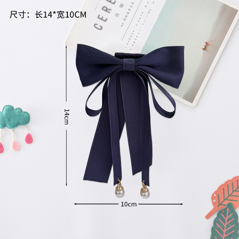 Pajarita para niños nuevo estilo niña estilo universitario flor de cuello color sólido mango largo jk uniforme de mujer cuello flor traje escolar tailandés accesorios