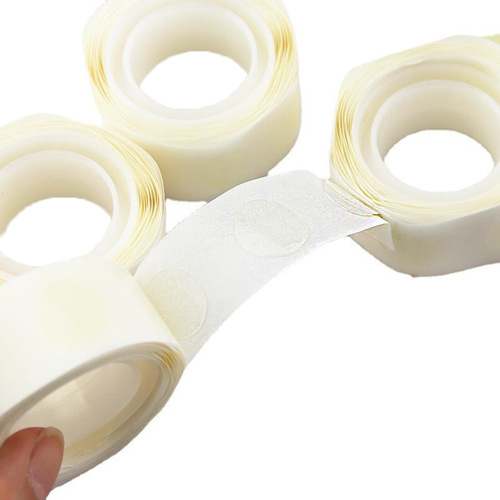 Wedding and birthday party decoration supplies balloons 100 points/roll transparent glue dot stickers double-sided rubber beads roll-packed dot glue