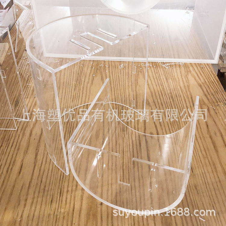 透明有机玻璃空心管浇筑管 激光雕刻 竖切 横切 亚克力管按图加工