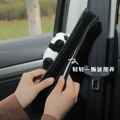 Seat belt shoulder pad: Breathable for Long-Distance Use, Anti-Strangle Protection