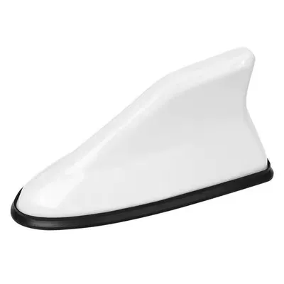 Car shark fin antenna vehicle antenna - second-generation-waterproof-white