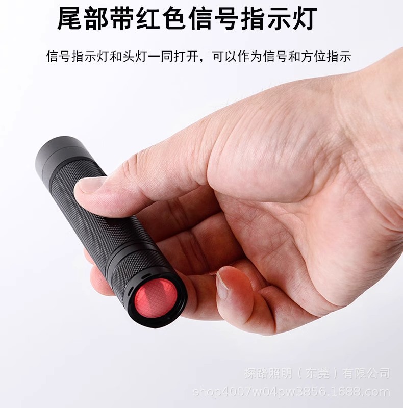 Ocean King Jw7302A Mini Explosion-Proof Flashlight, Safety Helmet Wearable Flashlight, Fire-Fighting Strong Light for Outdoor Work