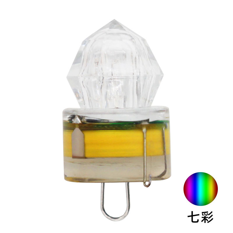 Pesca nocturna de diamantes de mar profundo LED Luz de trampa de peces bajo el agua Luz de recogida de peces rápida Luz de agua Trampa de peces multicolor Luz de recogida de peces