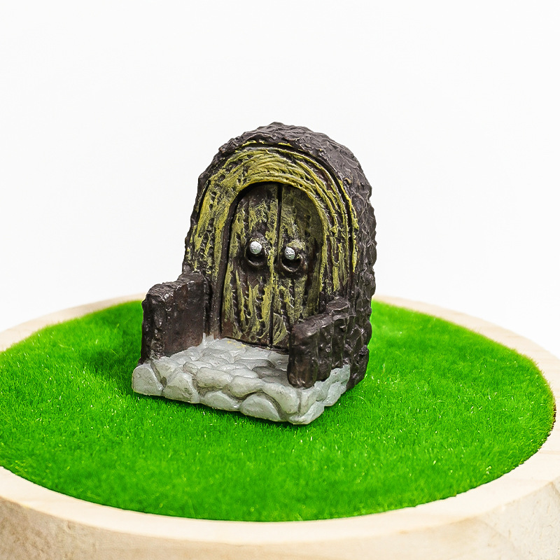 跨境严选精灵门木门PVC材料苔藓微景观造景摆件素材diy3D模型迷你|undefined