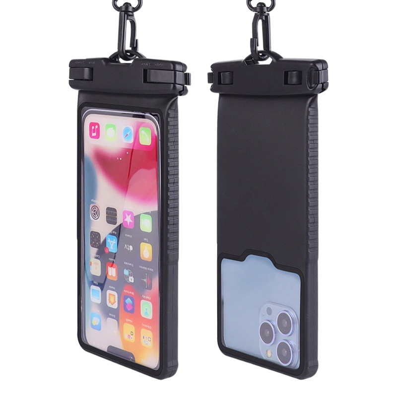 Amazon new three-dimensional mobile phone waterproof bag transparent camera mobile phone waterproof case diving waterproof mobile phone case