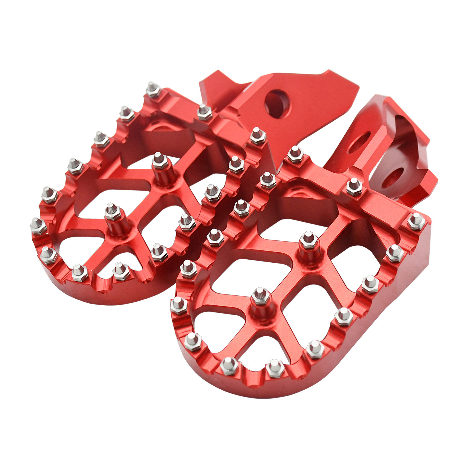 Special modified anti-slip footrests for QiuLongJiFeng electric off-road vehicles, made of aluminum alloy and enlarged for better stability
