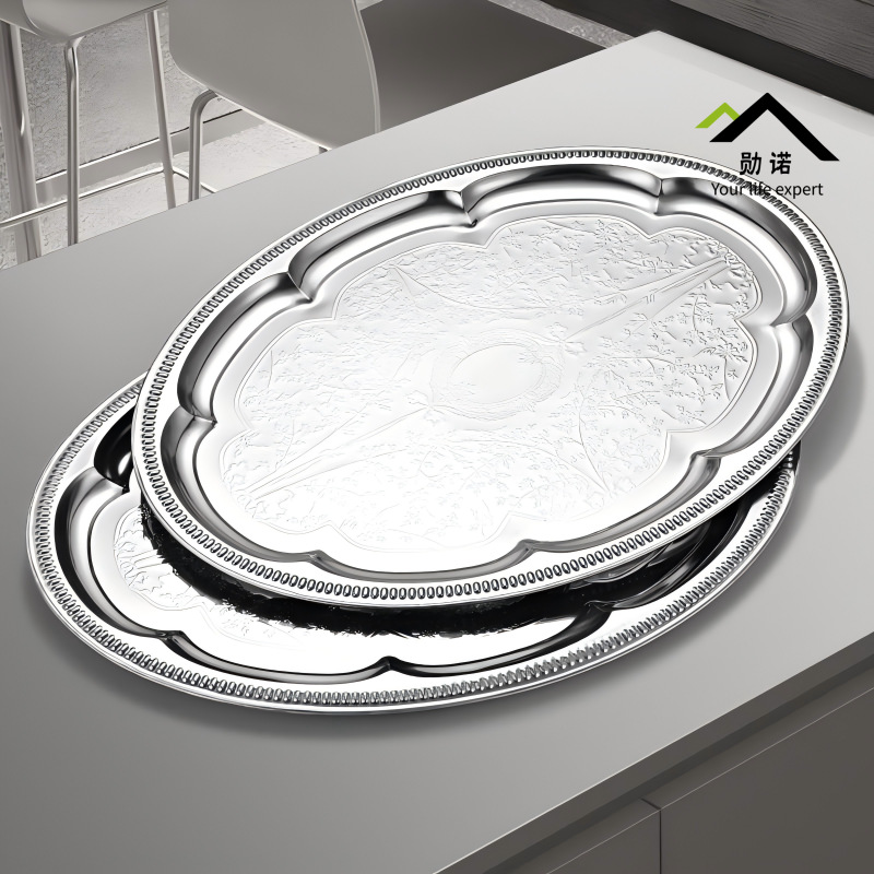 Gypsophila Egg-Shaped Flower Plate with Ears, Butterfly Plate, Diamond Plate, Flower Square Plate, Light Luxury Source Manufacturer Wholesale