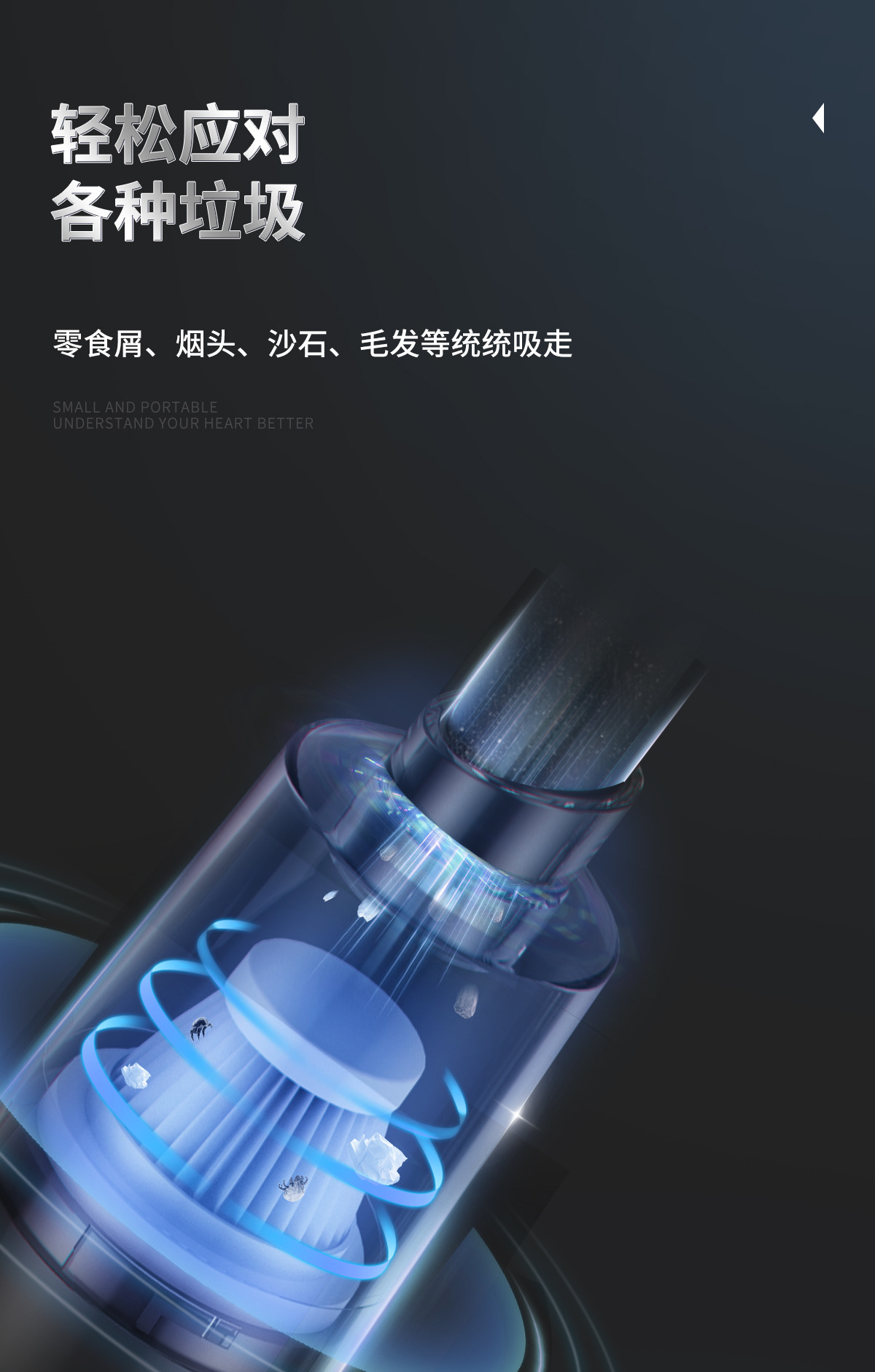 Factory Direct Supply with Digital Display Car Vacuum Cleaner for Home and Car Dual-Use Portable High-Power Handheld Dust Blower Silent