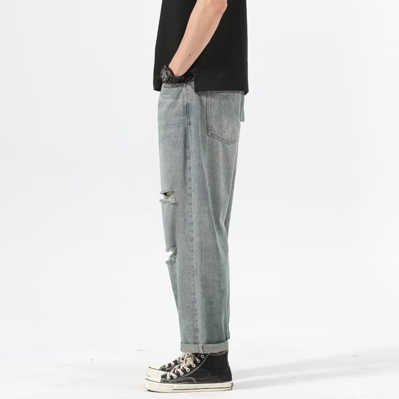 Ripped Jeans Back View
