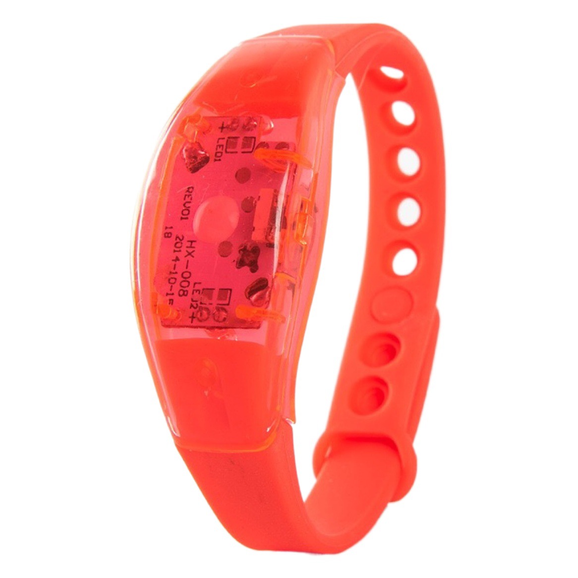 Concert cheer props adjustable silicone LED luminous bracelet