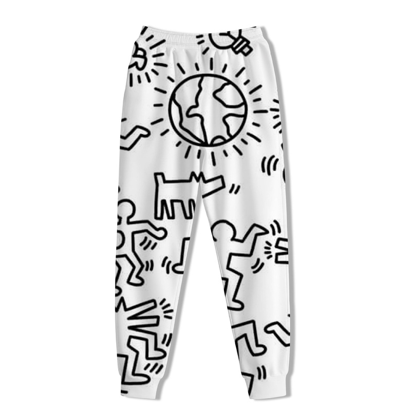 2025 Autumn Fashion Versatile Snowflake Christmas Edition New Men's Loose Sweatpants 2025 Autumn Fashion Versatile Snowflake Christmas Edition New Men's Loose Sweatpants