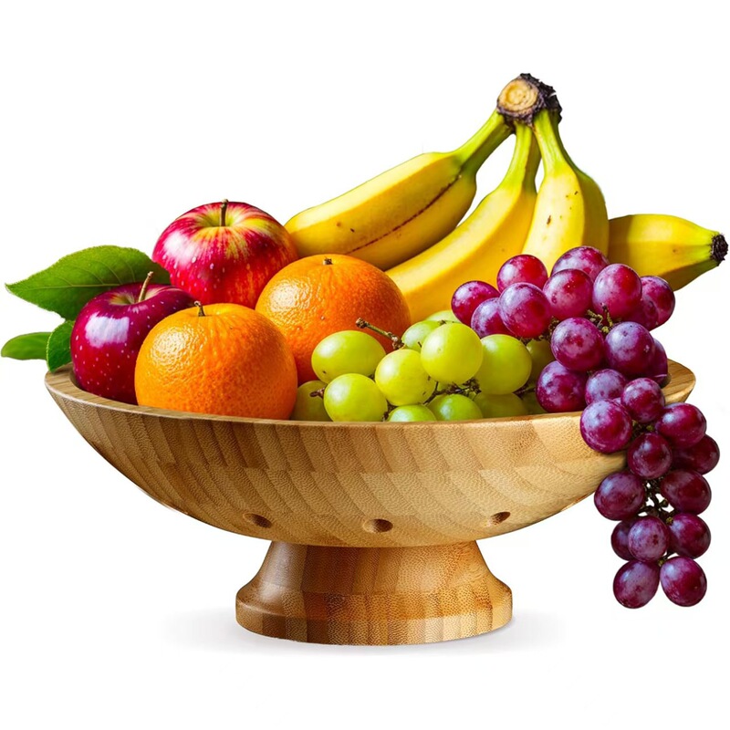 Cross-Border Wooden Fruit Bowl Decorative Base Bowl Kitchen Counter Dining Table Home Decor Modern Bowl Wooden Draining Bowl Cross-Border Wooden Fruit Bowl Decorative Base Bowl Kitchen Counter Dining Table Home Decor Modern Bowl Wooden Draining Bowl