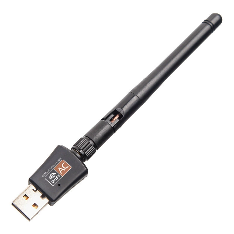 USB беспроводная сетевая карта двойной частоты 600М мини двойной частоты WIFI приемник 2.4Г/5.8Г беспроводной передатчик
