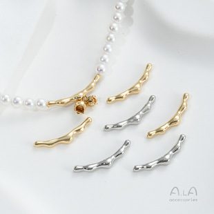 ����ɫ14K�����������揝��ͨ��diy�ֹ��������朵������Ʒ���