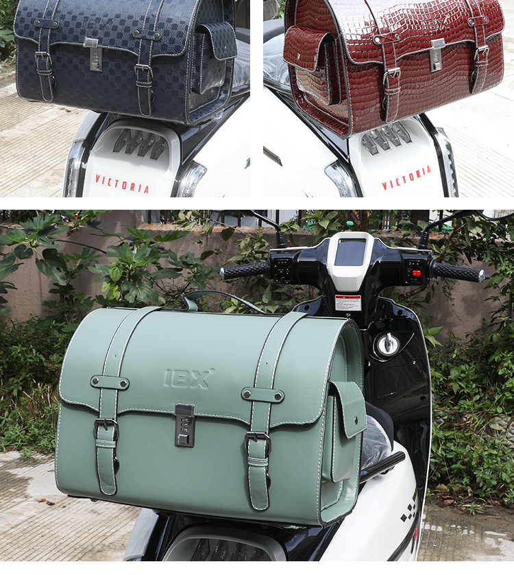 Scooter Tail Bag, Electric Vehicle Rear Seat Bag, Universal Trunk Storage Bag, Quick-Release Storage Bag, Rider Bag