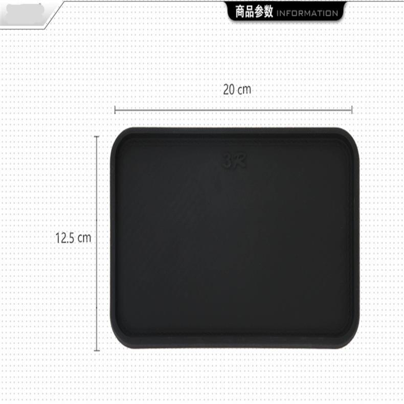 Anti-Slip Mat for Car Use, Car Dashboard Perfume Ornament, Mobile Phone Storage Mat, Silicone Material
