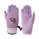 Lemon Baby Children's Ski Gloves Boys and Girls Autumn and Winter Waterproof Warm fleece-lined Outdoor Riding Finger Gloves
