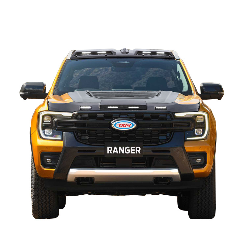 Tenxinrui adecuado para Ford Ranger coche cubierta de escudo de piedra arenisca modificado rueda ceja techo protector de lluvia ligera Accesorios