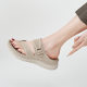 L1902-2 Amazon European and American sports casual sandals new 2025 velcro hollow platform women's sandals