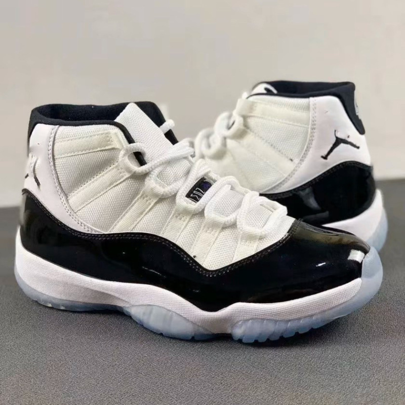 Foreign Trade Jordan 11 Concord Basketball Shoes Retro Mid-Top Patent Leather Outdoor Training Sneakers Unisex Sports Boots Foreign Trade Jordan 11 Concord Basketball Shoes Retro Mid-Top Patent Leather Outdoor Training Sneakers Unisex Sports Boots