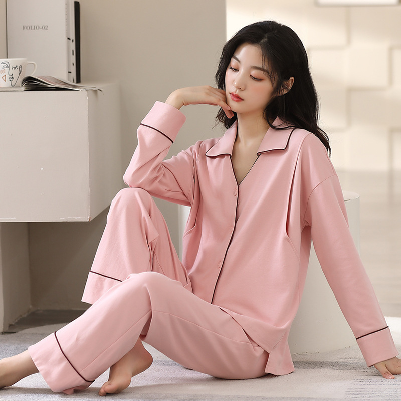 Cotton confinement clothing invisible side opening maternity pajamas postpartum nursing nursing clothing pregnancy cotton home wear Cotton confinement clothing invisible side opening maternity pajamas postpartum nursing nursing clothing pregnancy cotton home wear