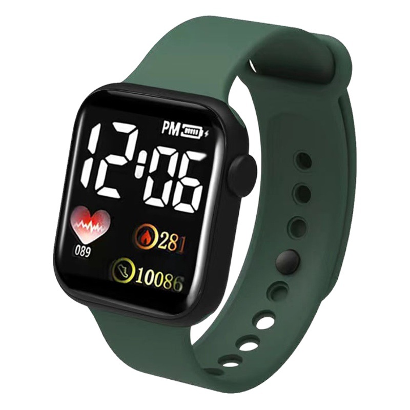 Wholesale New Love small square couple fashion watch sports LED electronic watch student electronic watch