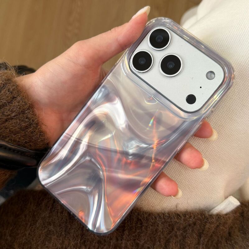 Gray and White Lines Smudged Suitable for Iphone14/13 Apple 16 Mobile Phone Case 15Promax Anti-Fall Cover 17Pro Gray and White Lines Smudged Suitable for Iphone14/13 Apple 16 Mobile Phone Case 15Promax Anti-Fall Cover 17Pro