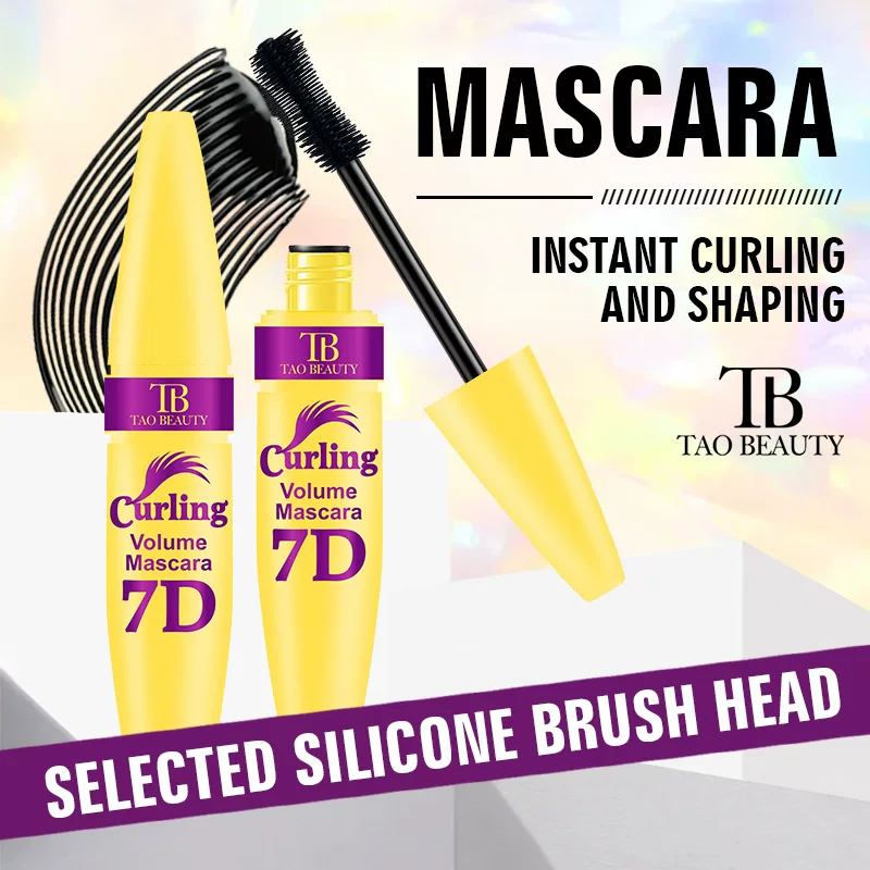 Эксклюзивная тушь TB TAO BEAUTY7D, подкручивание, стойкая укладка, хит сезона