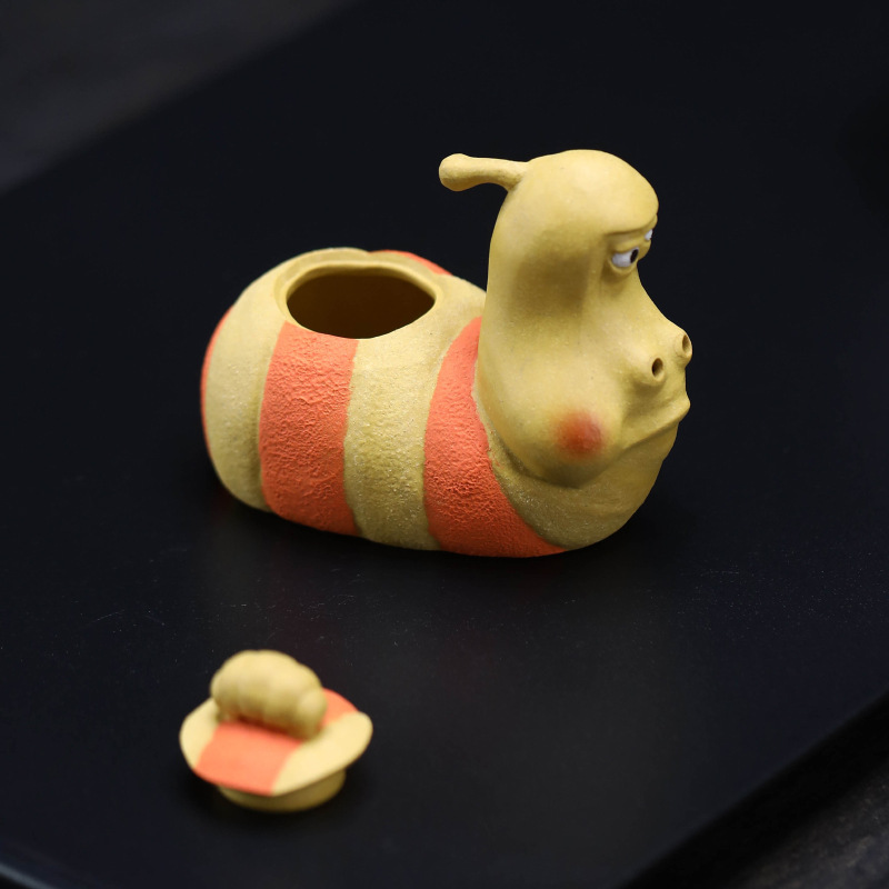 宜興紫砂卸売爆笑虫ハンドグラブポット手作りティーシングルポットカンフーティーセットお土産家庭用|undefined