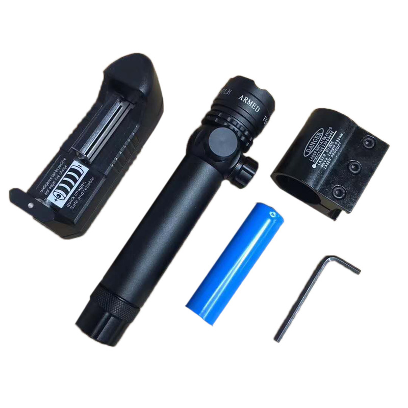 In stock sales red and green laser light manual laser sight laser locator lengthened green light four-piece set