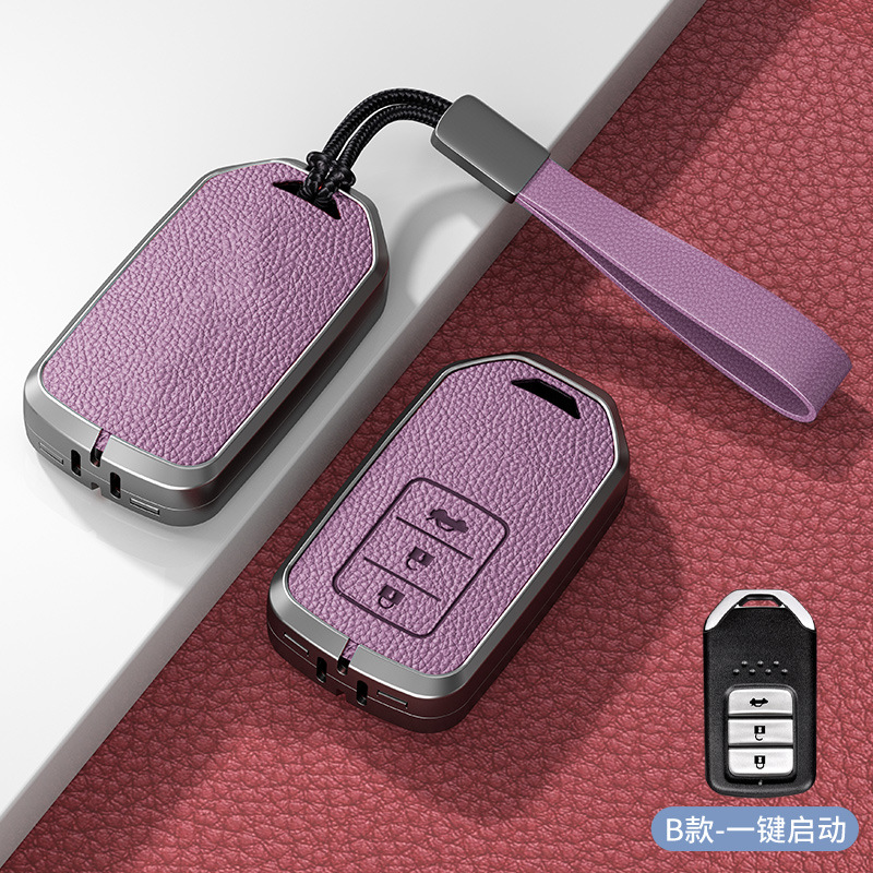 모델 B Xiaguang 보라색 아연 합금 쉘 + 핸드 스트랩