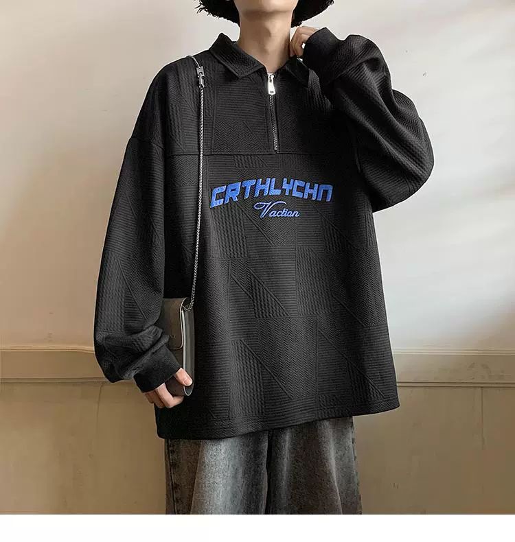 POLO Collar Sweater in lifestyle