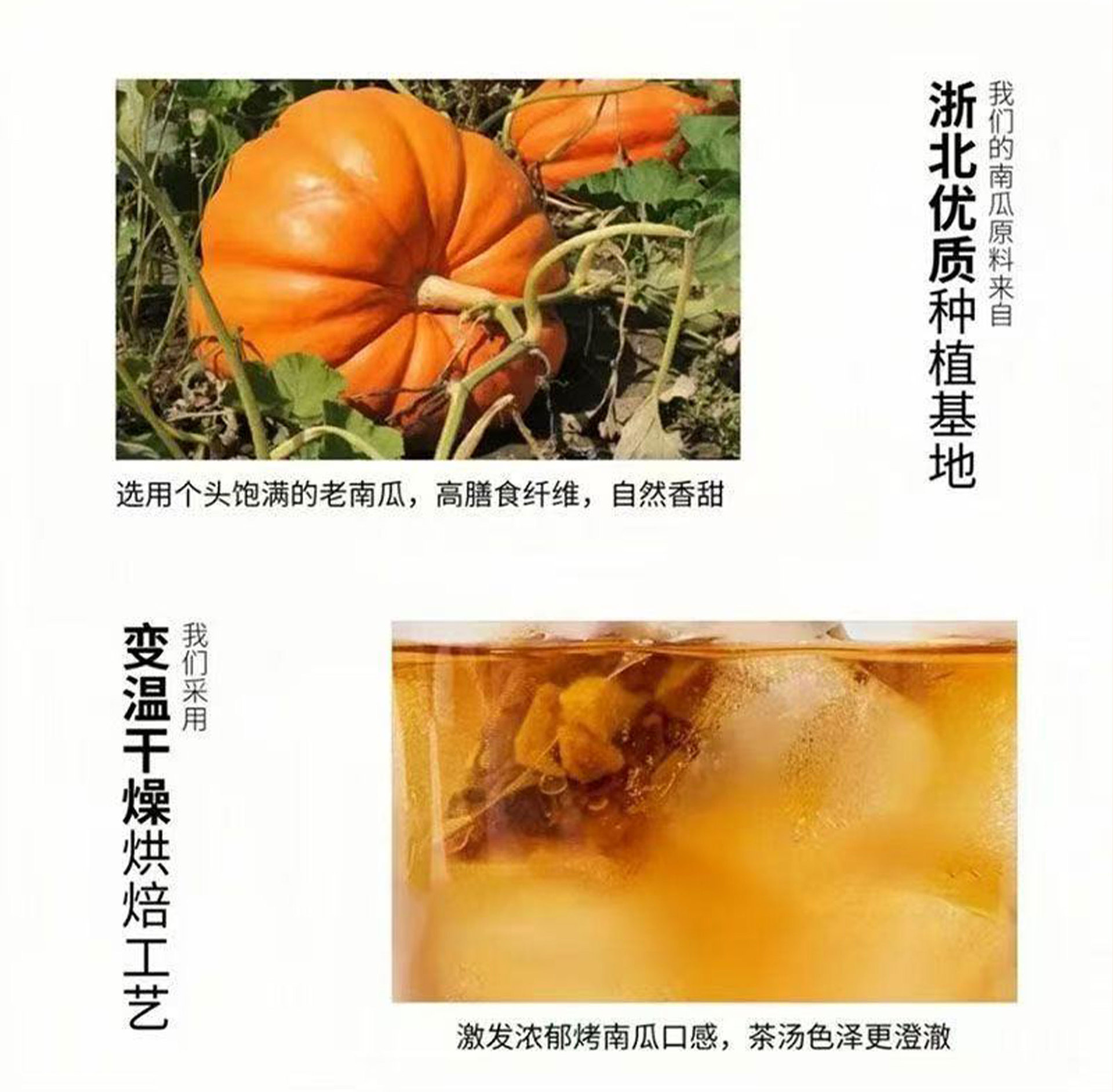 Pumpkin Pineapple Coconut Herbal Tea Nan Gua Feng Li Ye Xiang Cha 140g 10 Teabags Sugar Free Hot Brew Fruit Tea key features