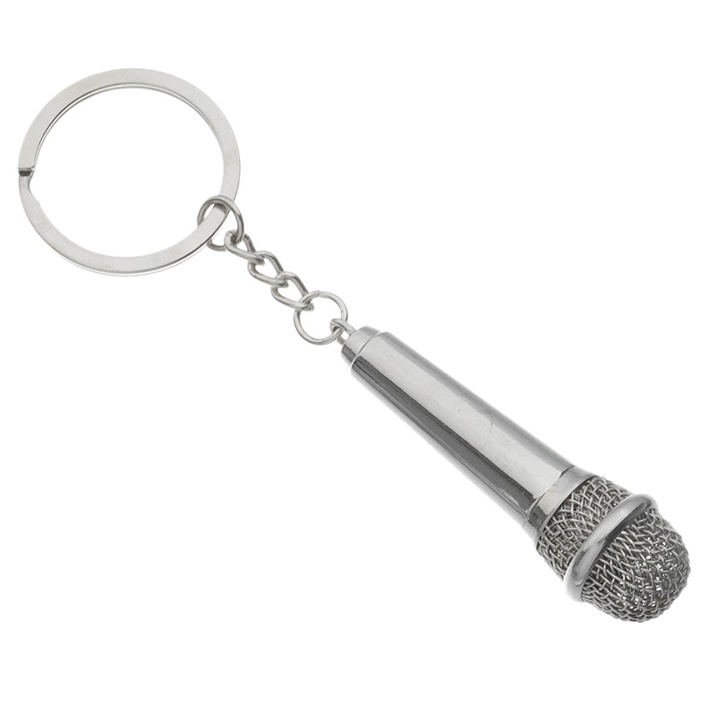 Creative microphone, keychain for men and women