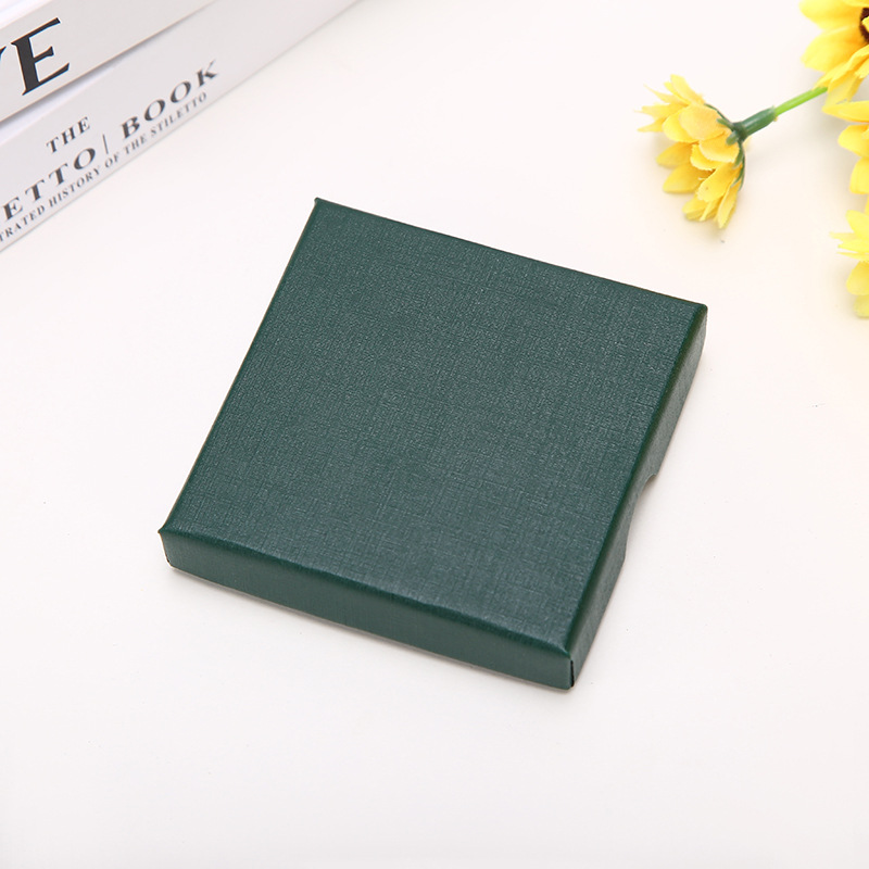 Daily Occasion Solid Color Pattern Fashion Solid Color Paper Jewelry Boxes 1 Piece