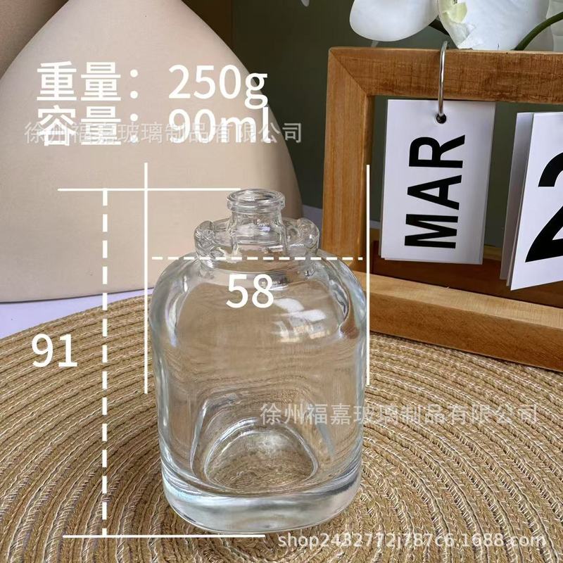 透明香水バヨネット押しスプレーガラス瓶90m大容量l 25ml角瓶高級ガラス|undefined