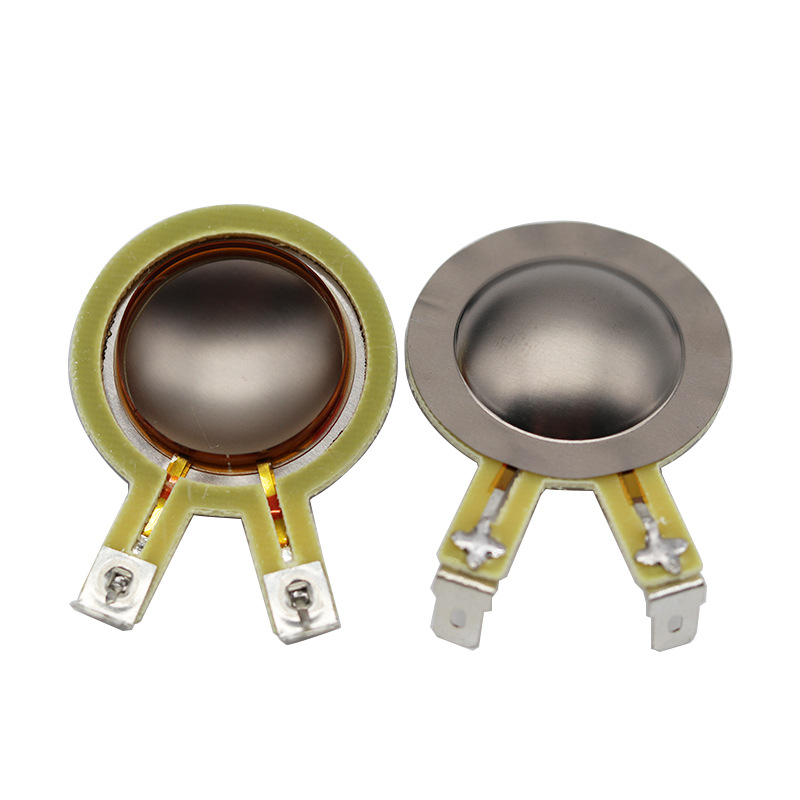 1寸高音钛膜25芯钕磁喇叭音膜25.4mm动圈扬声器树脂膜音响配件