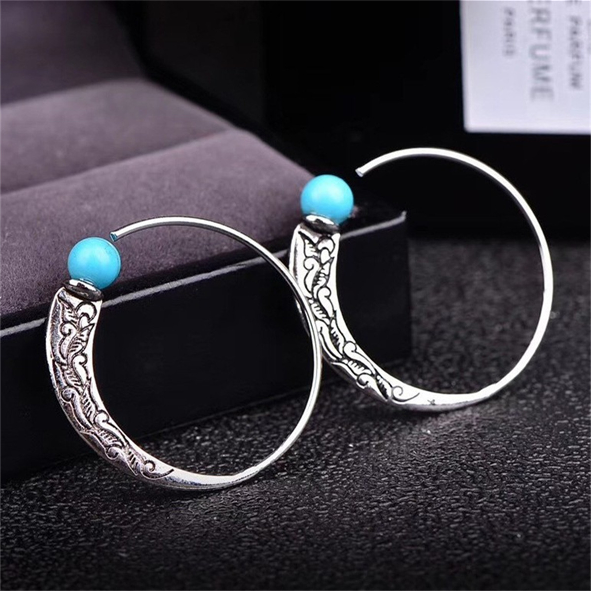 Retro turquoise earrings