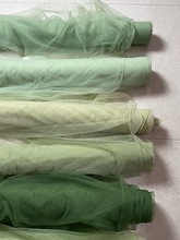 纱幔牛油果绿青绿幼儿园设计背景环创材料柔软加密帷幔网纱布料