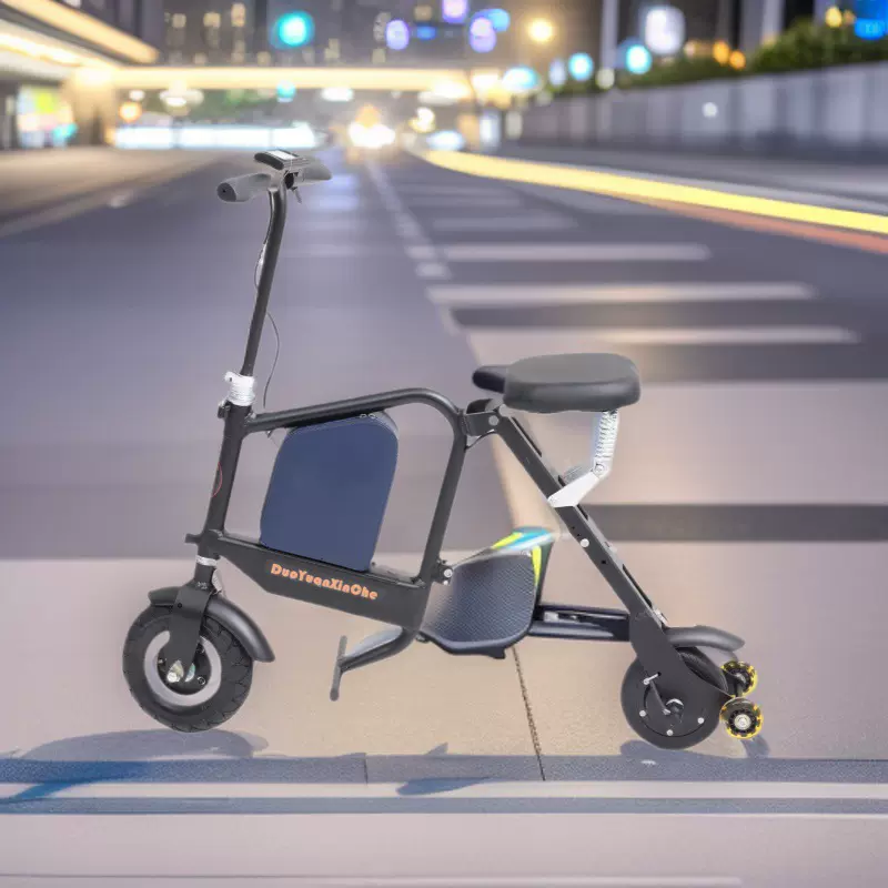 8寸48V迷你电动箱包车行李箱电动助力车智能骑行箱包车电动自行车