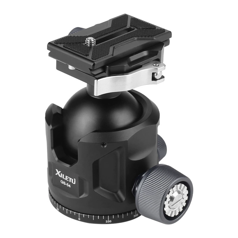 喜乐途 Low center of gravity, quick release damping head, trigger locking, 54mm ball diameter photography fine-tuning Aka clip base head