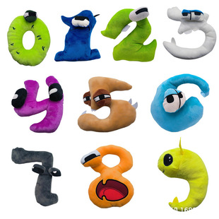 Cross-Border Hot Selling Alphabetlore Digital Legend Plush Doll Kidsren's Enlightenment Education Toy Doll