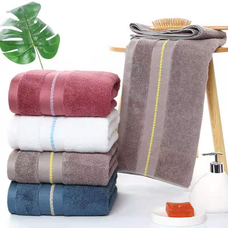 Factory Wholesale Bamboo Fiber Charcoal Towel Gift Promo Logo Bamboo Fiber Towel Plain Face Towel
