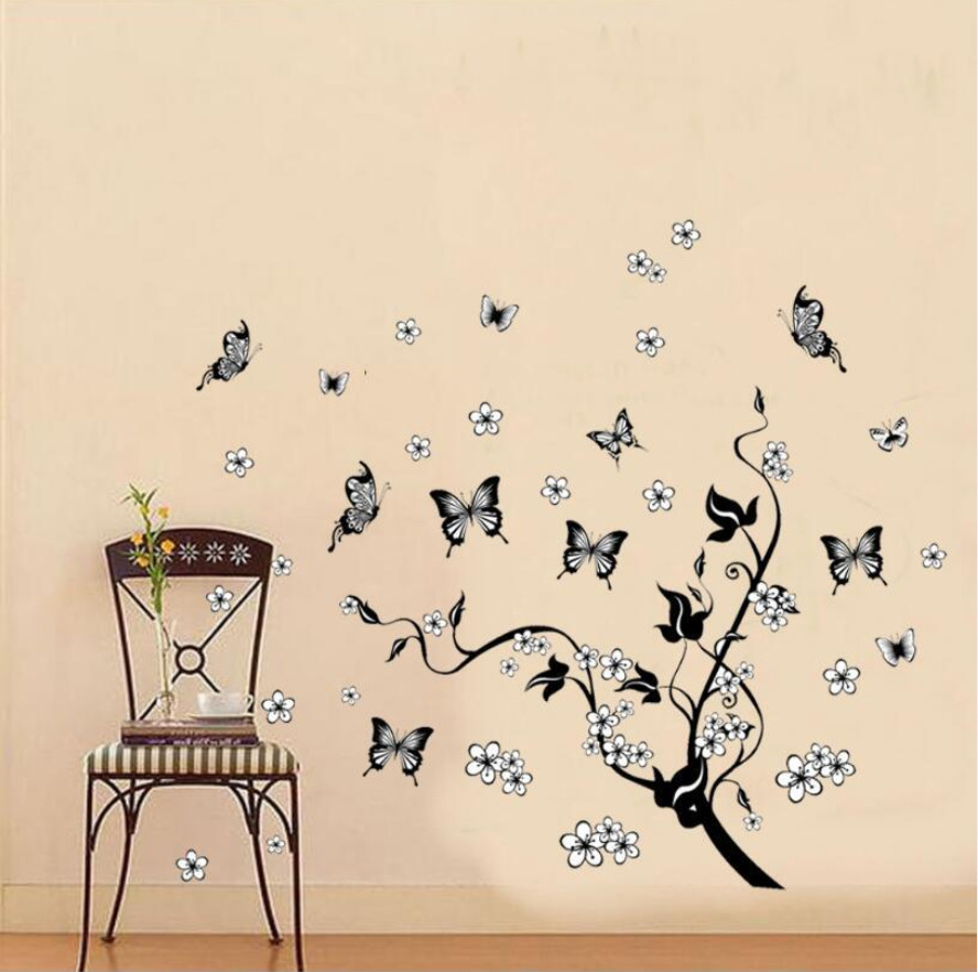 Dancing Butterfly Flying PVC Decorative Sofa Bedroom Wall Sticker
